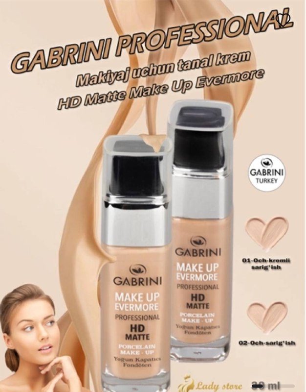 Gabrini Professional tonal krem