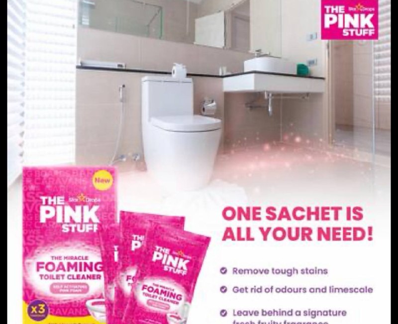 Pink Stuff Foaming tozalovchi kukun