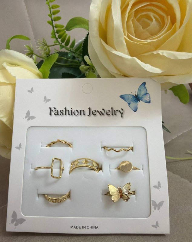 Fashion Jewelry uzuklar to'plami
