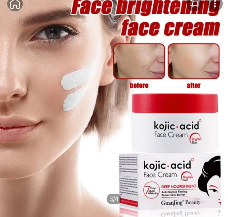 Kojic Acid yuz kremi